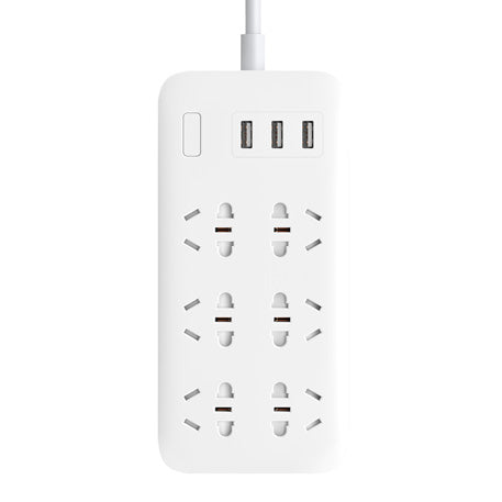 Buy Xiaomi Mi Power Strip / Patch 6 Board With USB Ports + Multi-Outlet from Vmart in Pakistan