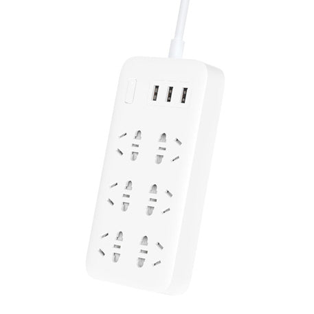 Buy Xiaomi Mi Power Strip / Patch 6 Board With USB Ports + Multi-Outlet from Vmart in Pakistan