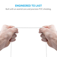 Buy Anker USB-C To USB 3.0 Cable (3ft / 0.9m) - White from Vmart in Pakistan