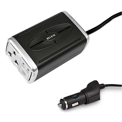Buy Belkin AC Anywhere Power Inverter with USB charging - 200W from Vmart in Pakistan