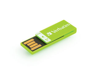 Buy Verbatim Store'n'Go Clip-it USB 2GB (Green) from Vmart in Pakistan