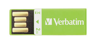 Buy Verbatim Store'n'Go Clip-it USB 2GB (Green) from Vmart in Pakistan