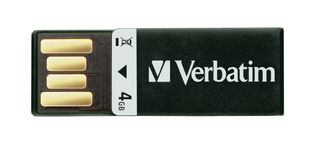Buy Verbatim Store'n'Go Clip-it USB 4GB (Black) from Vmart in Pakistan