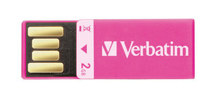 Buy Verbatim Store'n'Go Clip-it USB 2GB (Pink) from Vmart in Pakistan