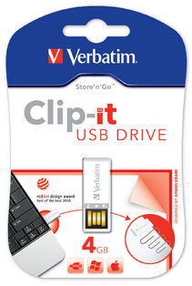 Buy Verbatim Store'n'Go Clip-it USB 4GB (White) from Vmart in Pakistan