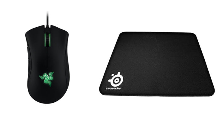 Buy Razer Deathadder 2013 & SteelSeries QcK Bundle from Vmart in Pakistan