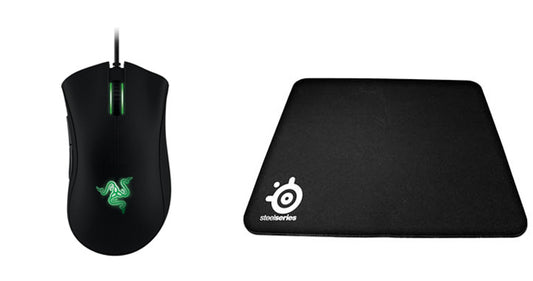 Buy Razer Deathadder 2013 & SteelSeries QcK Bundle from Vmart in Pakistan