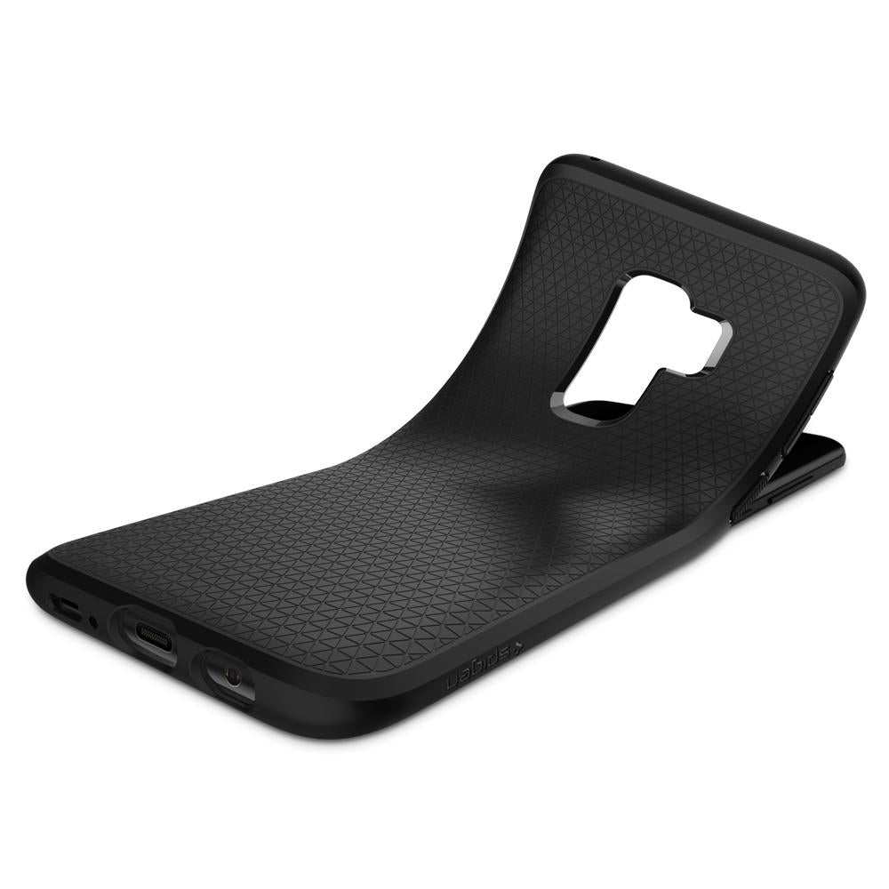 Buy Spigen Samsung Galaxy S9 Plus Case Liquid Air - Matte Black from Vmart in Pakistan