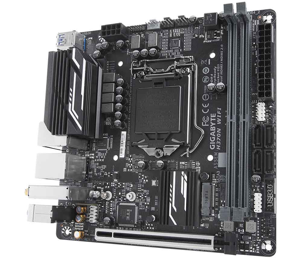 Buy Gigabyte H370N WIFI Intel H370 Ultra Durable Motherboard from Vmart in Pakistan