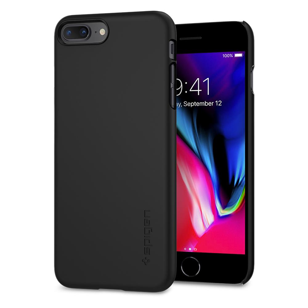 Buy Spigen iPhone 8 Plus / 7 Plus Case Thin Fit - Black from Vmart in Pakistan
