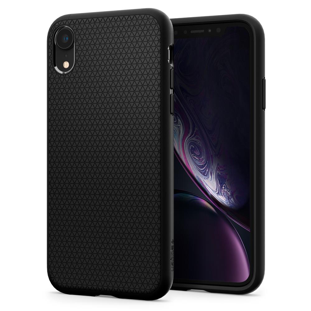 Buy Spigen iPhone XR Case Liquid Air - Matte Black from Vmart in Pakistan