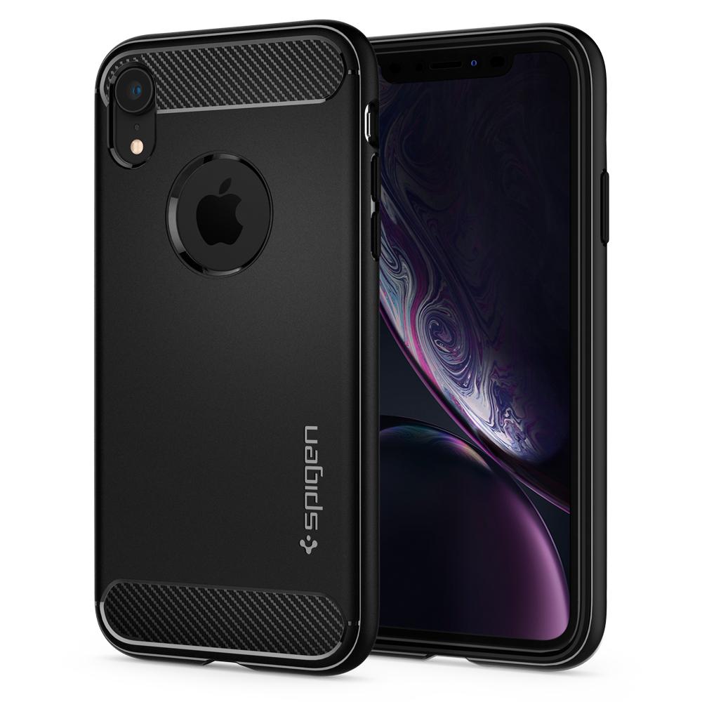 Buy Spigen iPhone XR Case Rugged Armor - Matte Black from Vmart in Pakistan