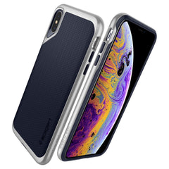Buy Spigen iPhone XS Case Neo Hybrid - Satin Silver from Vmart in Pakistan
