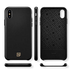 Buy Spigen iPhone X/XS La Manon Câlin Leather Case - Chic Black from Vmart in Pakistan