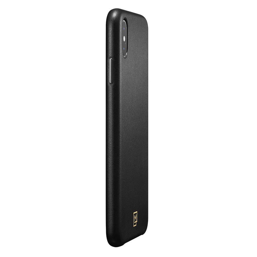 Buy Spigen iPhone X/XS La Manon Câlin Leather Case - Chic Black from Vmart in Pakistan