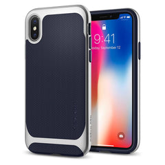 Buy Spigen iPhone X Case Neo Hybrid - Satin Silver from Vmart in Pakistan