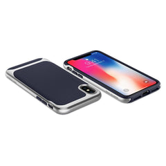 Buy Spigen iPhone X Case Neo Hybrid - Satin Silver from Vmart in Pakistan
