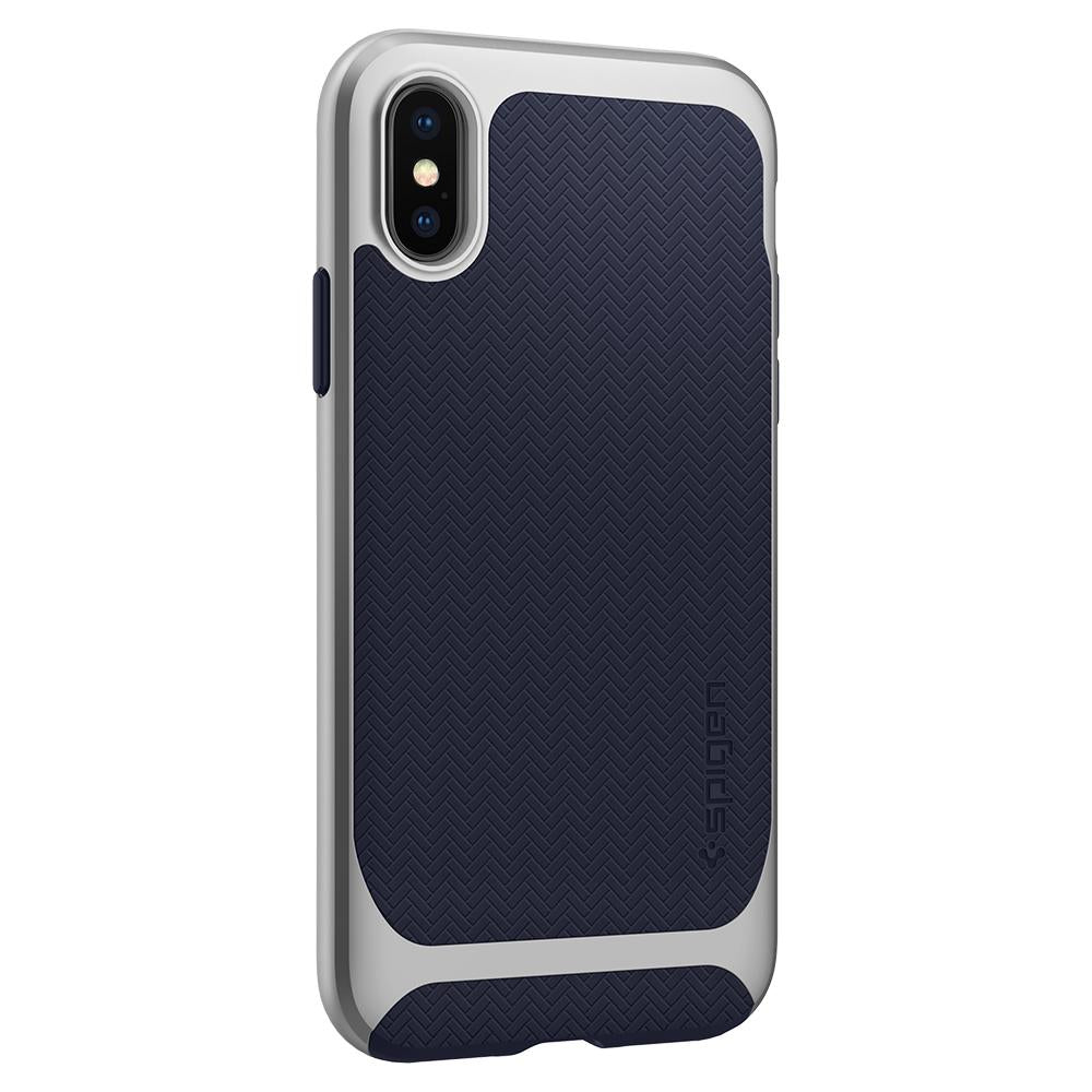 Buy Spigen iPhone X Case Neo Hybrid - Satin Silver from Vmart in Pakistan