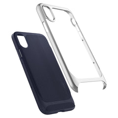 Buy Spigen iPhone X Case Neo Hybrid - Satin Silver from Vmart in Pakistan