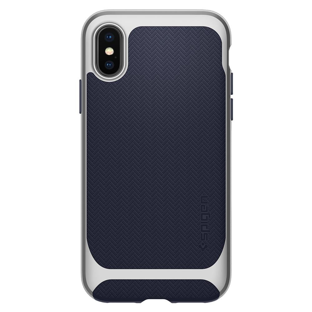 Buy Spigen iPhone X Case Neo Hybrid - Satin Silver from Vmart in Pakistan