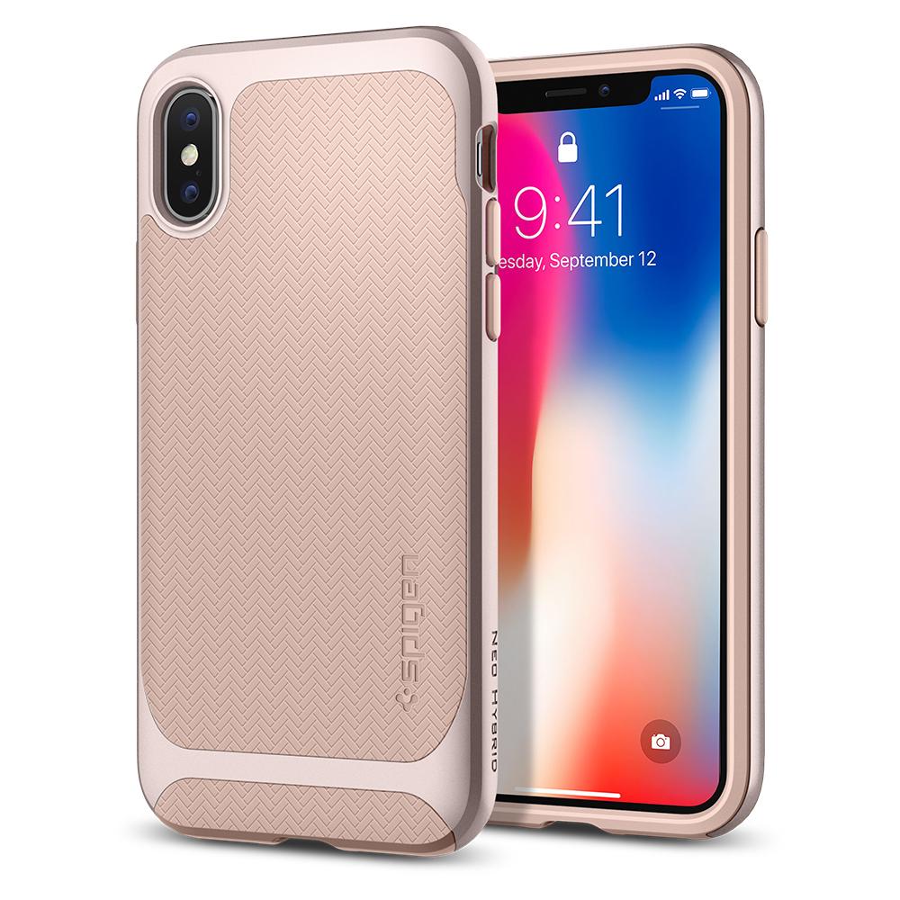 Buy Spigen Apple iPhone X Case Neo Hybrid - Pale Dogwood from Vmart in Pakistan