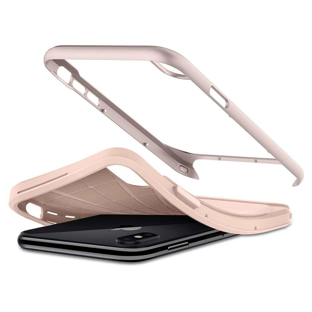 Buy Spigen Apple iPhone X Case Neo Hybrid - Pale Dogwood from Vmart in Pakistan