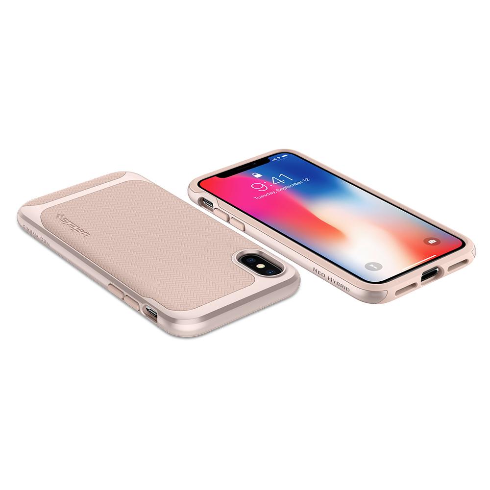Buy Spigen Apple iPhone X Case Neo Hybrid - Pale Dogwood from Vmart in Pakistan