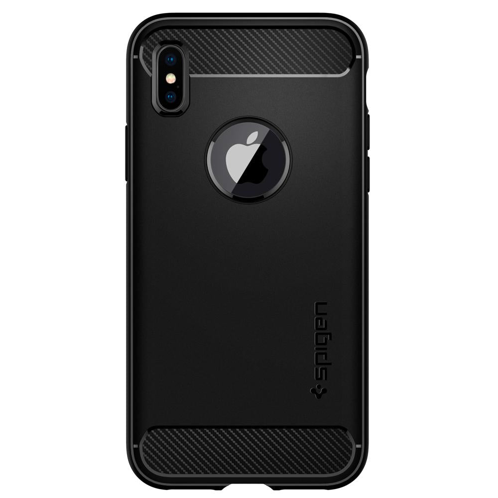 Buy Spigen iPhone X Case Rugged Armor - Matte Black from Vmart in Pakistan