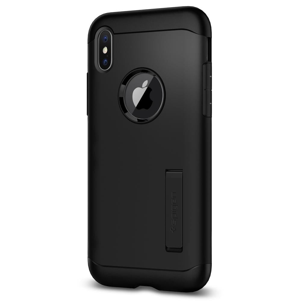 Buy Spigen iPhone X Case Slim Armor - Black from Vmart in Pakistan