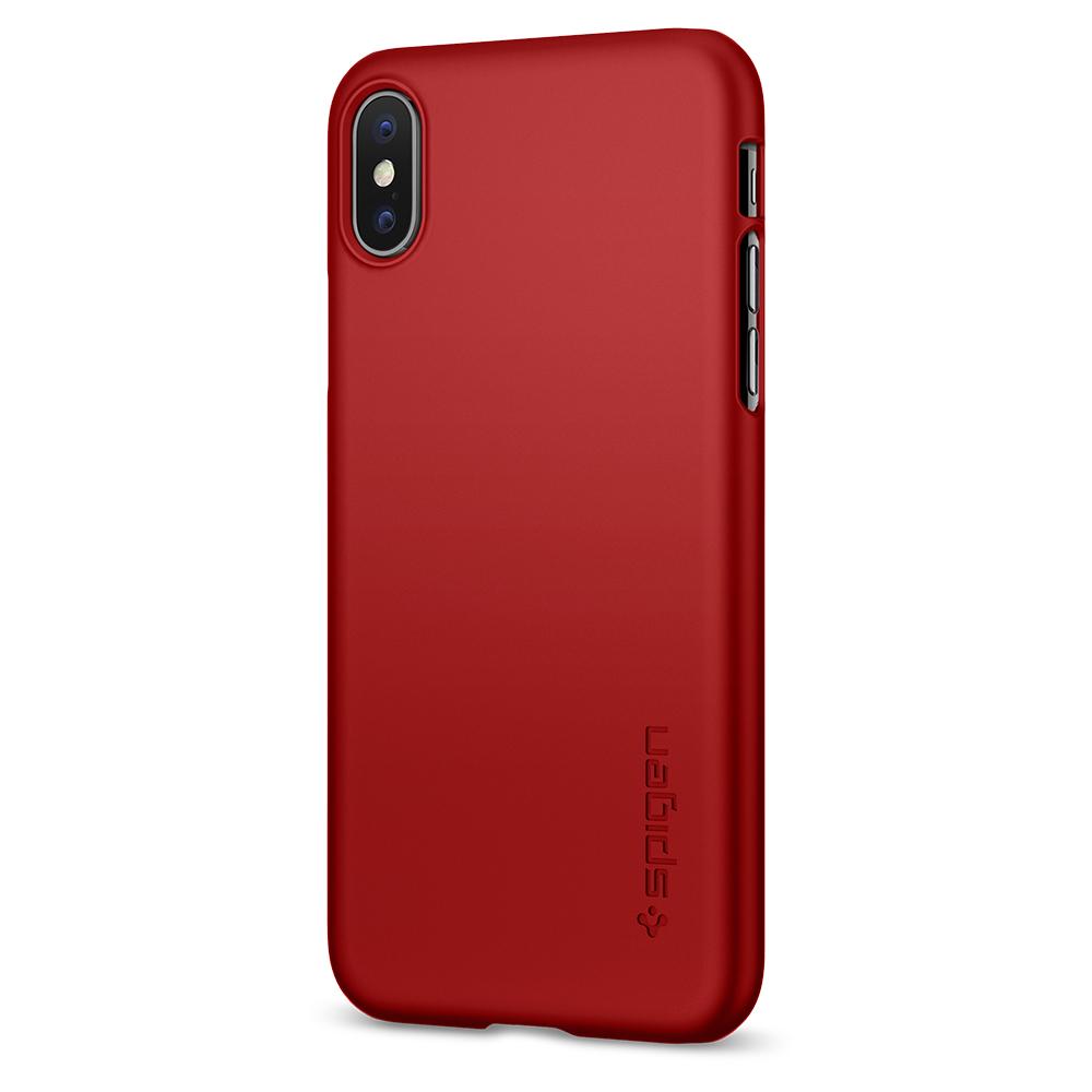 Buy Spigen iPhone X Case Thin Fit - Metallic Red from Vmart in Pakistan