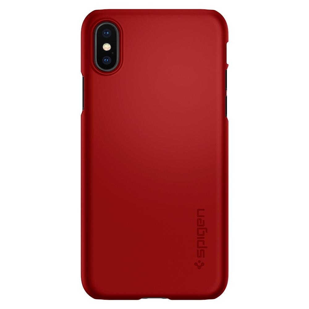 Buy Spigen iPhone X Case Thin Fit - Metallic Red from Vmart in Pakistan