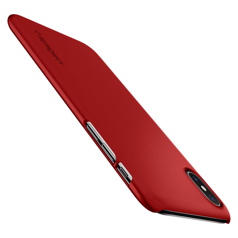 Buy Spigen iPhone X Case Thin Fit - Metallic Red from Vmart in Pakistan