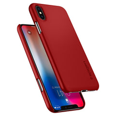 Buy Spigen iPhone X Case Thin Fit - Metallic Red from Vmart in Pakistan