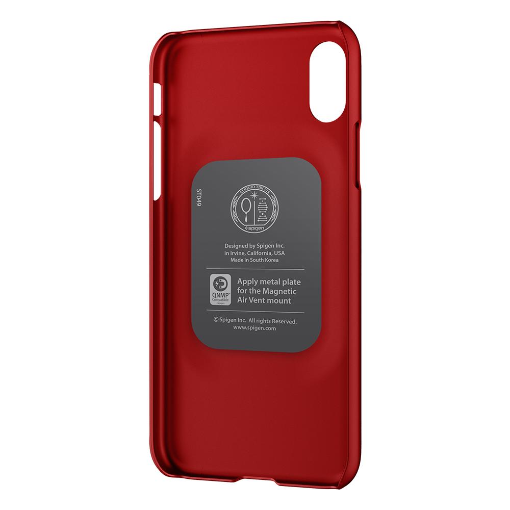 Buy Spigen iPhone X Case Thin Fit - Metallic Red from Vmart in Pakistan