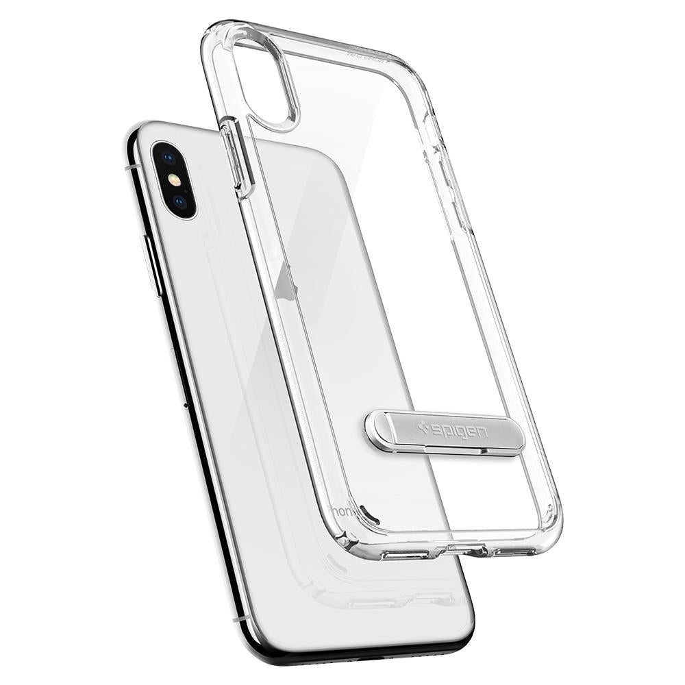Buy Spigen iPhone X Case Ultra Hybrid S - Crystal Clear from Vmart in Pakistan