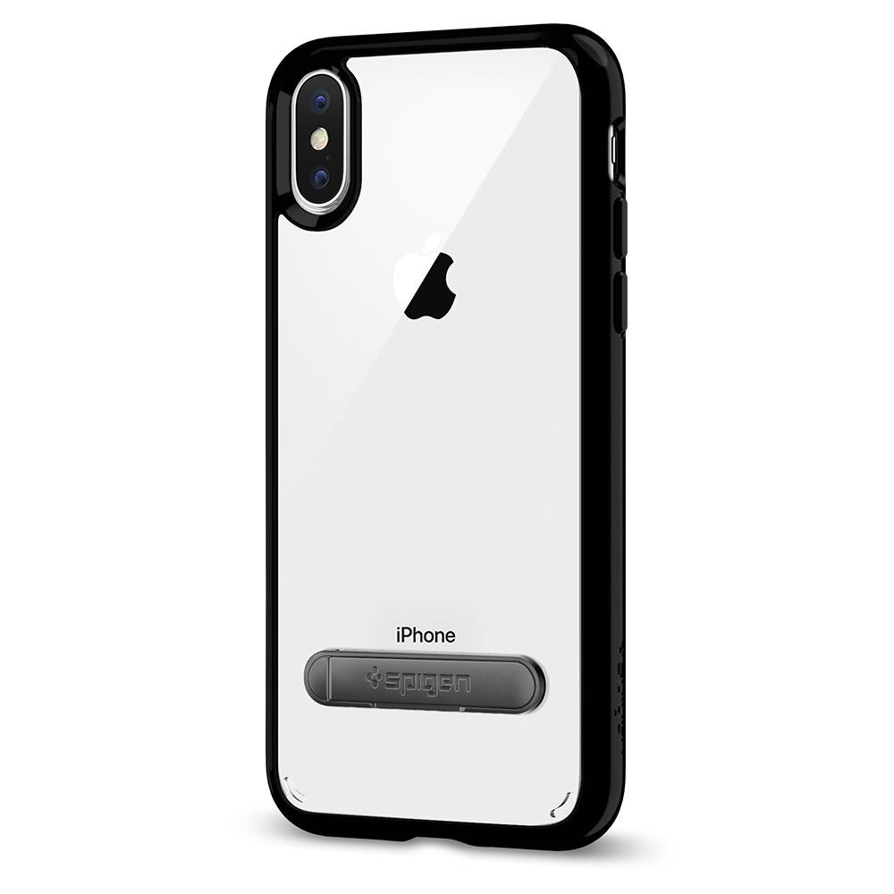 Buy Spigen iPhone X Case Ultra Hybrid S - Jet Black from Vmart in Pakistan