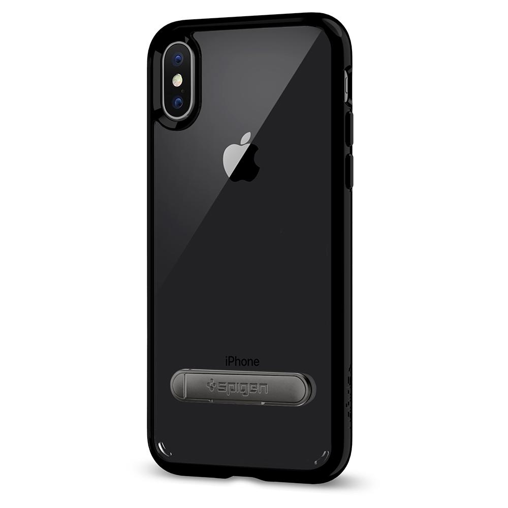Buy Spigen iPhone X Case Ultra Hybrid S - Jet Black from Vmart in Pakistan