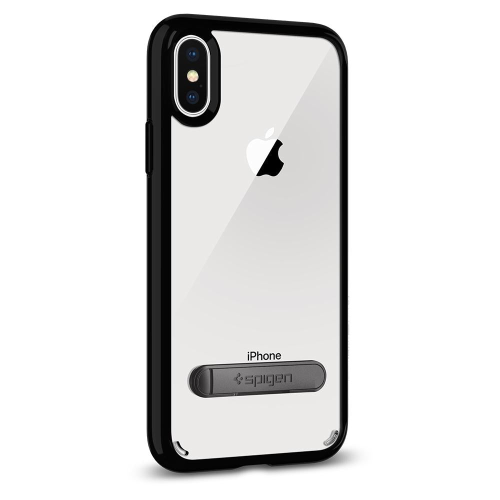 Buy Spigen iPhone X Case Ultra Hybrid S - Jet Black from Vmart in Pakistan