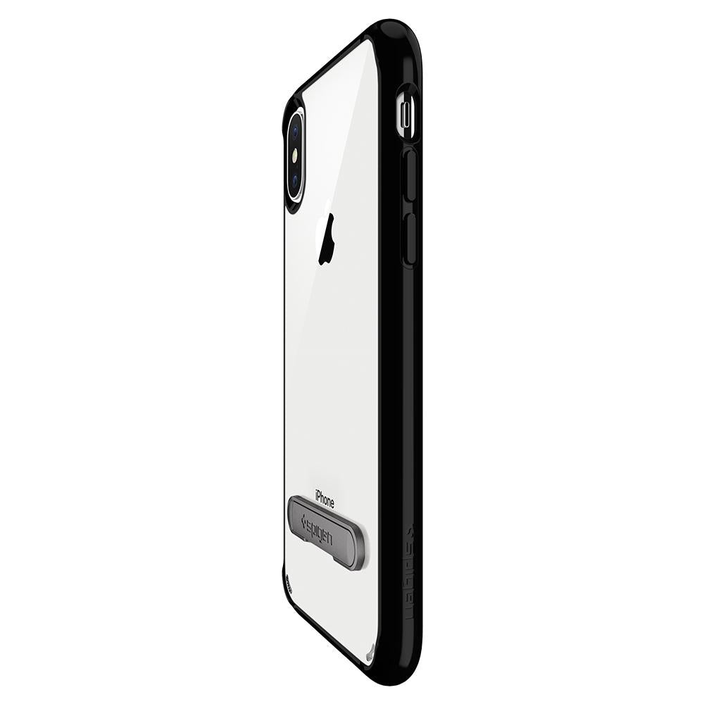 Buy Spigen iPhone X Case Ultra Hybrid S - Jet Black from Vmart in Pakistan