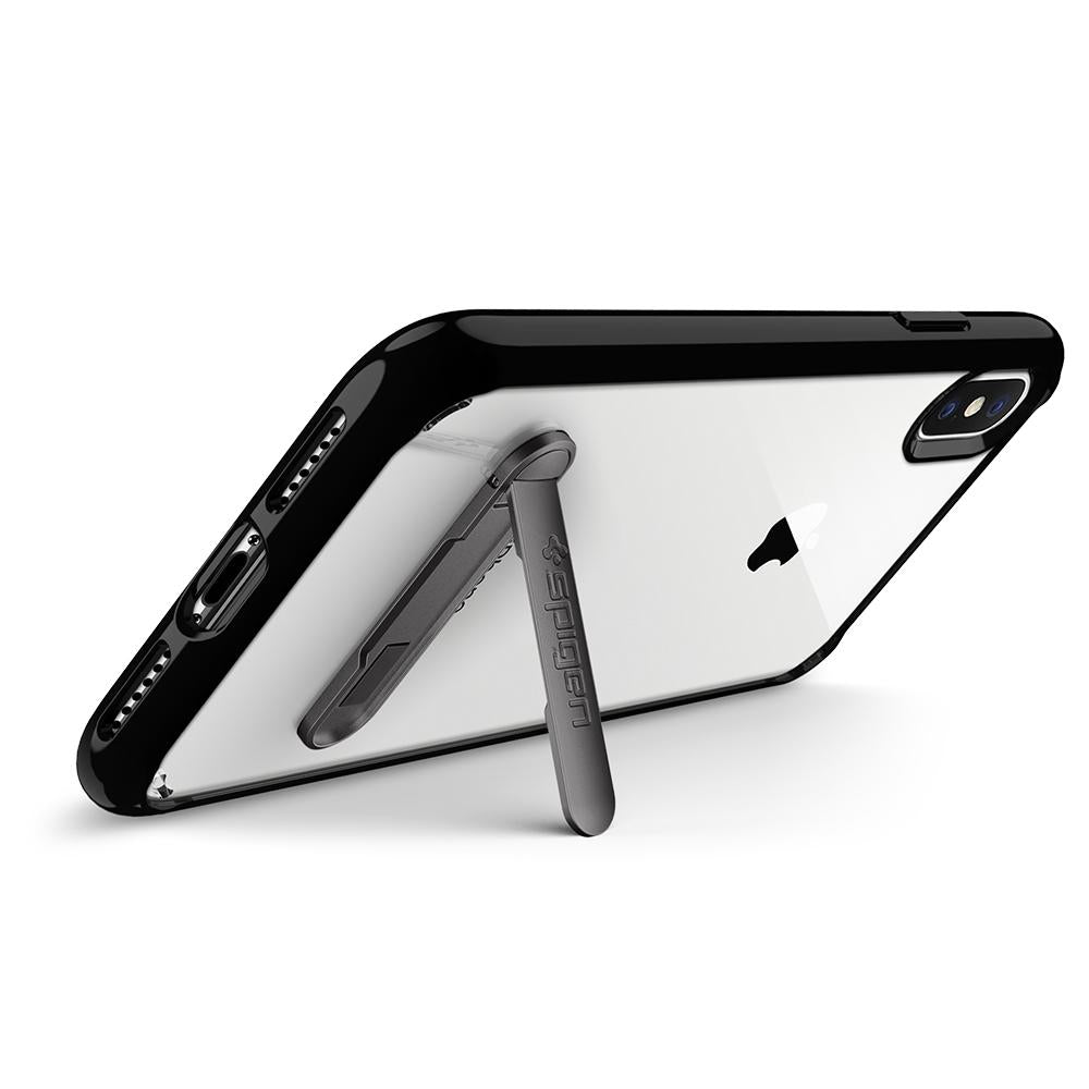 Buy Spigen iPhone X Case Ultra Hybrid S - Jet Black from Vmart in Pakistan