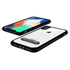 Buy Spigen iPhone X Case Ultra Hybrid S - Jet Black from Vmart in Pakistan