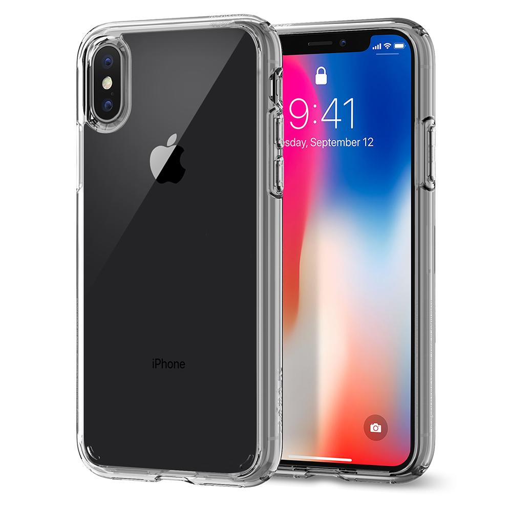 Buy Spigen Apple iPhone X Case Ultra Hybrid - Crystal Clear from Vmart in Pakistan