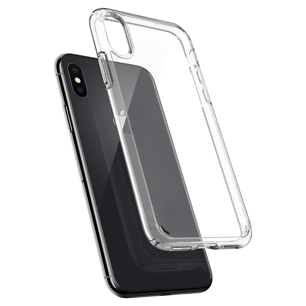 Buy Spigen Apple iPhone X Case Ultra Hybrid - Crystal Clear from Vmart in Pakistan