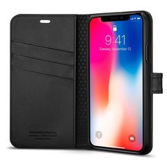 Buy Spigen iPhone X Case Wallet S - Black from Vmart in Pakistan