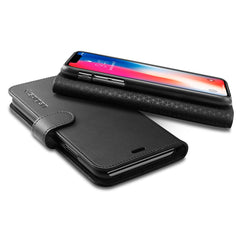 Buy Spigen iPhone X Case Wallet S - Black from Vmart in Pakistan