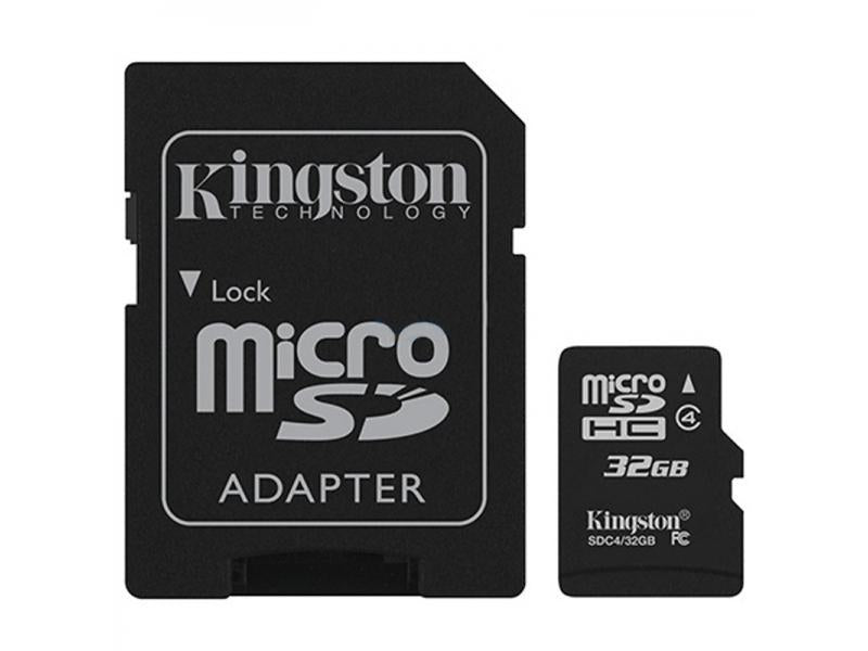 Buy Kingston MicroSDHC Card 32GB (with Adapter) from Vmart in Pakistan