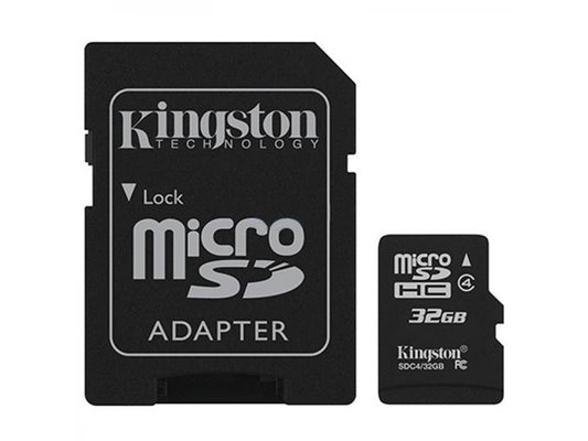 Buy Kingston MicroSDHC Card 32GB (with Adapter) from Vmart in Pakistan