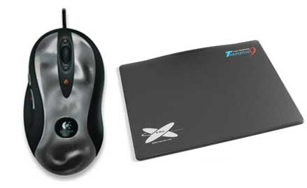 Buy Logitech MX-518 Mouse + X-Ray Thunder9 Gaming Mat from Vmart in Pakistan