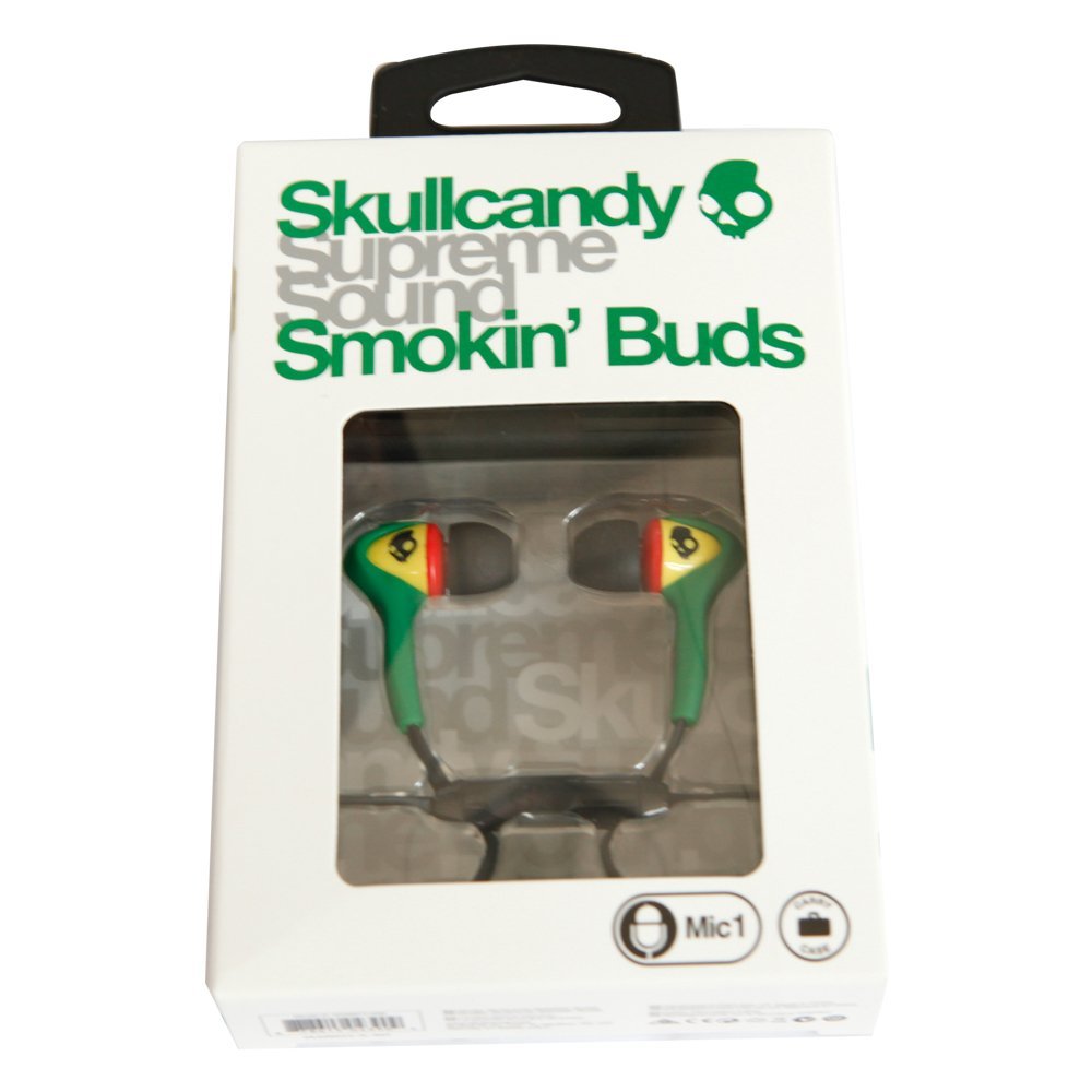 Buy Skullcandy Smokin Buds with Mic (Rasta) from Vmart in Pakistan