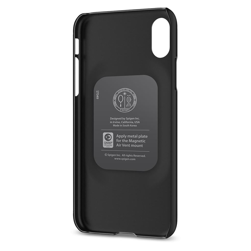 Buy Spigen iPhone X Case Thin Fit - Matt Black from Vmart in Pakistan